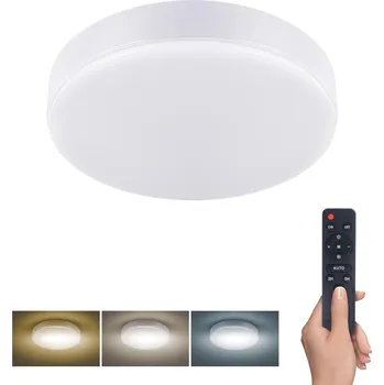 Žárovka EURAKLES LED stropní svítidlo Regina 50 W, 5500 lm, 3000-6000 K, bílé s dálkovým ovládáním