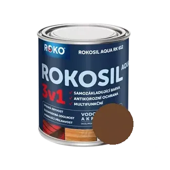 univerzální barva univerzální barva 3v1 na kov beton dřevo čokoládová