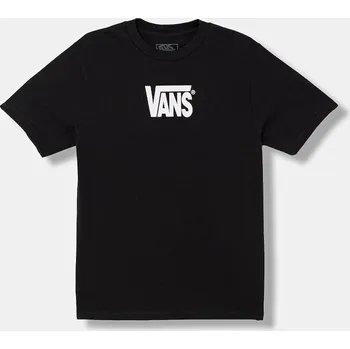 Dětské bavlněné tričko Vans VN000T4VBLK1 černá 99X, vel. 165-173