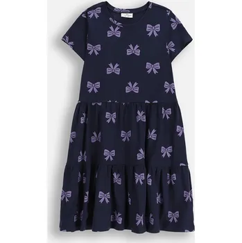 Dívčí šaty Dívčí šaty Coccodrillo WC6129203VGA námořnická modř 59X, vel. 122