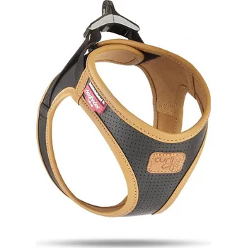 Postroj pro psa CURLI Postroj pro psy z jablečné kůže Black, 2 XS, 2-4 kg