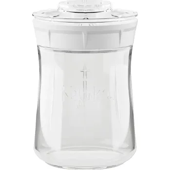 Kefirko Kefírový kombucha fermerter a pěstební nádoba na klíčky, objem 900 ml, bílý