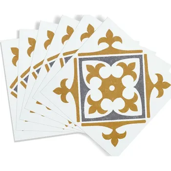 Tapeta D-c-fix Samolepicí pvc kachličky Nadia zlaté 6 ks