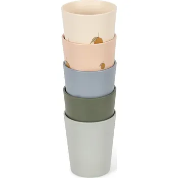 Dětský hrnek Konges Sløjd 5 PACK CUP 5-pack KS104617.PPY2 vícebarevná MLC, vel. ONE SIZE