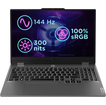 Notebook Lenovo LOQ 15ARP9 Luna Grey (83JC00J8CK)