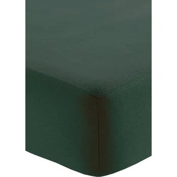 Prostěradlo Fleecové prostěradlo s gumičkou 180 × 200 cm, zelené
