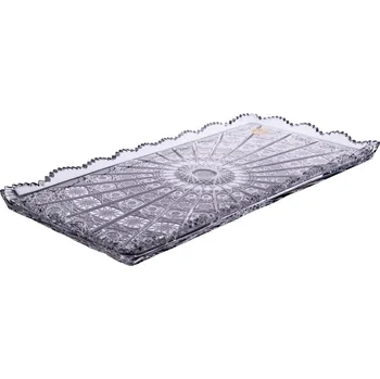 Bohemia Crystal dekorační podnos obdélníkový 320mm - Český křišťál brus Klasik