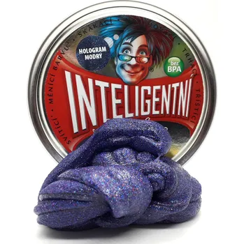 Modelovací hmota Intelingentní plastelína - Hologram modrý