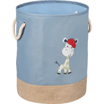 Úložný box Wenko, Úložný koš se šňůrovými držáky 63 l, modrý