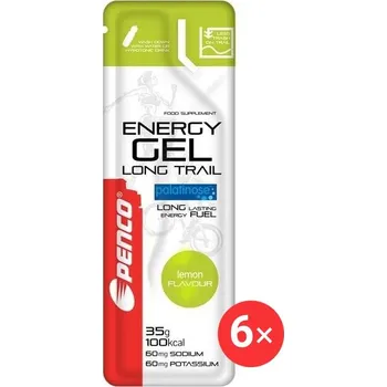 Energetický nápoj Penco Energy gel LONG TRAIL 6 x 35 g, citron