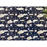 BE NICE Dárkový balící papír EKO, nebeský - 5 archů