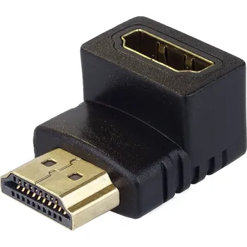 Datové redukce PremiumCord HDMI M --> HDMI F, podpora 1080p HDTV - zahnutá