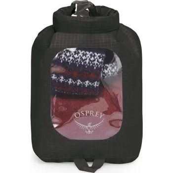 Voděodolný vak s okénkem OSPREY ultralight dry sack 3 l černá