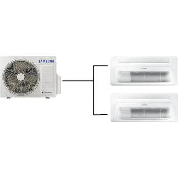 Klimatizace Kazetová Klimatizace Samsung Wind Free 1-Way 1+2 (2,6kW + 2,6kW) Multi-split R32 včetně montáže