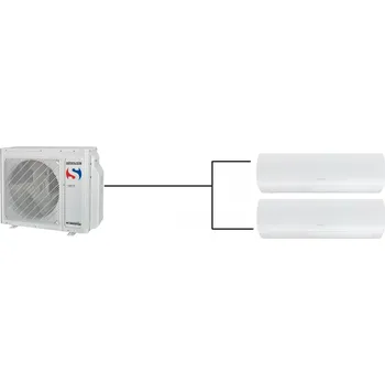 Domácí spotřebič Klimatizace Sinclair Terrel white 1+2 (2,7kW + 3,5kW) Multi-split R32 včetně montáže