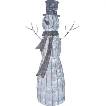 LAALU Vánoční dekorace LED - sněhulák, 124 cm