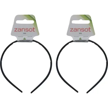 Čelenka ZANSOT Plastová čelenka do vlasů 0,7 cm, matná černá