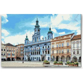Diamantové malování Painting Queens Diamantové malování České Budějovice 2, 80 × 120 cm, s rámem, hranaté