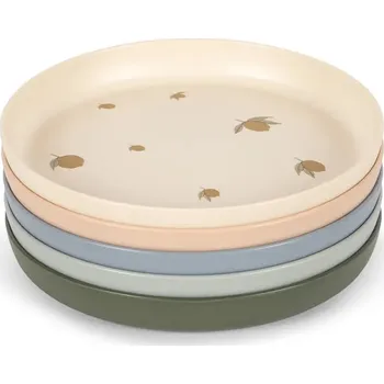 Talíř Dětský talíř Konges Sløjd PLATE 5-pack KS104618.PPY2 vícebarevná MLC, vel. ONE SIZE