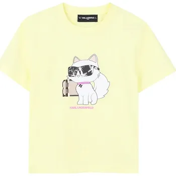 Chlapecké oblečení Dětské tričko Karl Lagerfeld Z31162.114.150 žlutá 10X, vel. 126