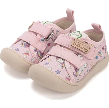 Dívčí tenisky DDstep Barefoot plátěné tenisky D.D.step C100-61621 Baby Pink Velikost: 25