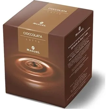 Čokoláda Manuel Caffe Čokoláda MLÉČNÁ latte 20 porcí