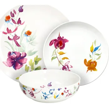 Talíř Andrea Fontebasso EDGE IRIS Jídelní souprava 18 ks