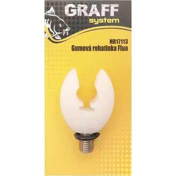 Volný čas Graff Rohatinka gumová širší Fluo, 2 ks