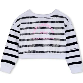 Chlapecké oblečení Dětská mikina Karl Lagerfeld Z31137.156.162 bílá 00X, vel. 156