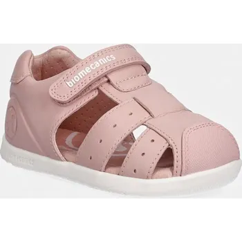 Dívčí sandály Dětské kožené sandály Biomecanics 262164.G.19.23 růžová 30X, EUR 19