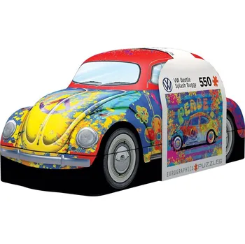 Hračka EUROGRAPHICS Puzzle v plechové krabičce Volkswagen Brouk 550 dílků