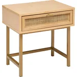 Atmosphera Rayo Noční stolek s 1 zásuvkou a vídeňským výpletem