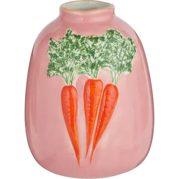 Váza Butlers VEGGIE Váza mrkev 18 cm - růžová