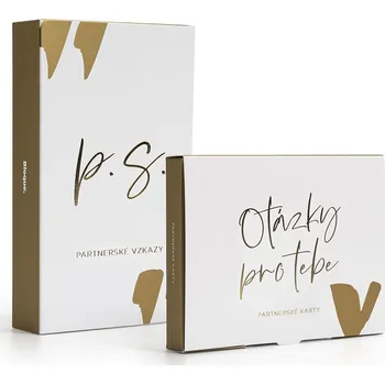 Desková hra Bloque Partnerské karty Otázky pro Tebe - hravý set pro zamilované a partnerské vzkazy P.S.