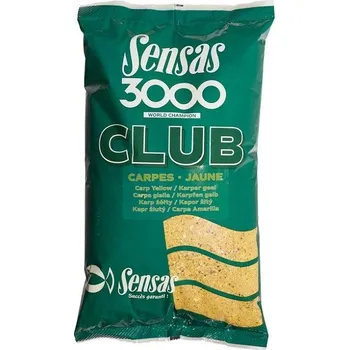 Rybářská vábnička Sensas Vnadící směs 3000 Club Carpes Jaune (Kapr – žlutá) 2,5 kg