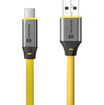Datový kabel Tactical Fat Man 2.0 Cable USB-A/USB-C 1m Yellow