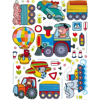 Tapeta K1046 Samolepicí dekorace WALL STICKER TRAIN 65 x 85 cm