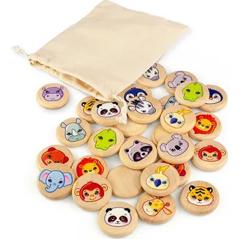 Společenská hra Ulanik Desková hra pro děti pexos "Zoo"