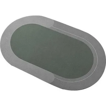 Protiskluzová podložka DuraHome Předložka ABSORPČNÍ CLEAN&DRY, ovál, zelená