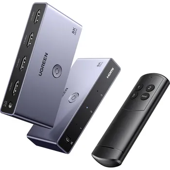 Anténní zesilovač UGREEN HDMI(8K@60Hz) Switch 3 In 1 Out