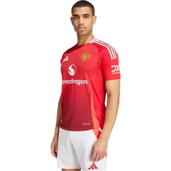 Fotbal Pánský domácí zápasový dres Adidas Manchester United 24/25 červený