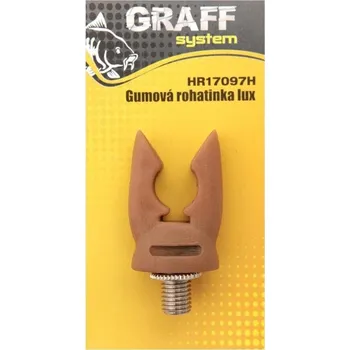Volný čas Graff Rohatinka gumová Lux Hnědá, 2 ks