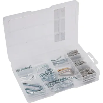 Šroub CONNEX Sada šroubovacích háčků a hmoždinek, 78 kusů DP8500123