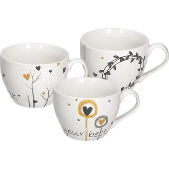 Tognana Sada hrnků 400 ml 6 ks IRIS GOLDY