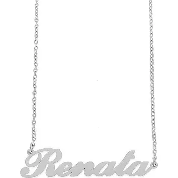 Náramek Ewena Řetízek z oceli se jménem Renata stříbrný