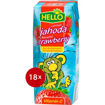 HELLO Mini Jahoda 18× 250 ml