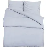 Shumee Sada ložního prádla 1+2 šedá 200 × 200 cm mikrovlákno, bez potisku, polštáře 80 × 80 cm