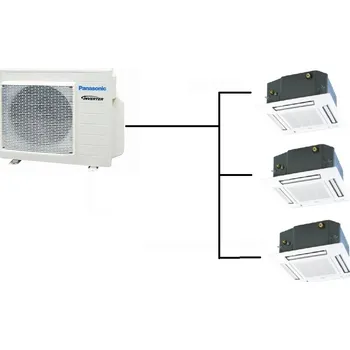 Vzduchotechnika Kazetová Klimatizace Panasonic 1+3 (2kW + 2kW + 2kW) Multi-split R32 včetně montáže