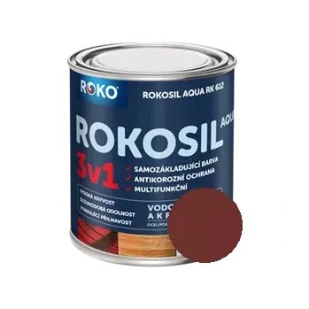 univerzální barva univerzální barva 3v1 na kov beton dřevo červenohnědá