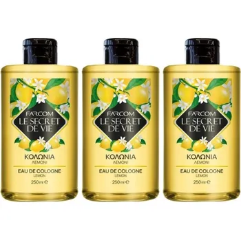 Unisex parfém Farcom Kolínská voda citron EdC 250 ml, 3 ks